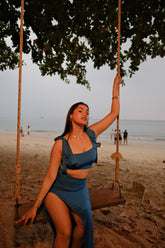 Arambol Blue Co-ord Skirt Set